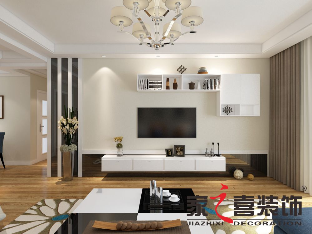 信陽裝修案例合惠園 現(xiàn)代風(fēng)格 140㎡