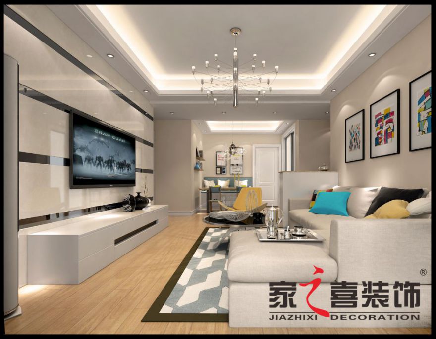 信陽裝修案例阿卡迪亞  現(xiàn)代簡約風(fēng)格